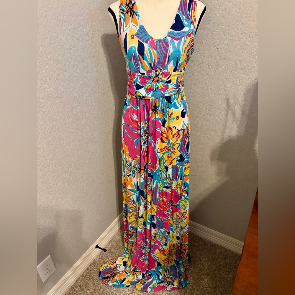 Colorful Floral Maxi Dress